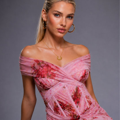 Rhianne | Gold Plated Helia Radiant Necklace