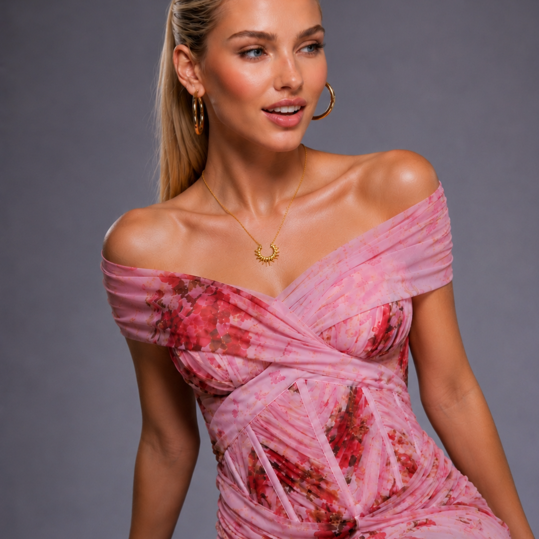 Rhianne | Gold Plated Helia Radiant Necklace