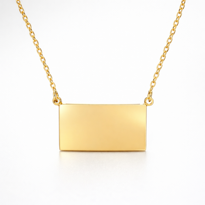 Deena | Gold Plated Photo Frame Locket Necklace