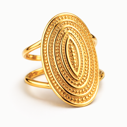 Penelope | Gold Plated Bohemian Resizable Ring