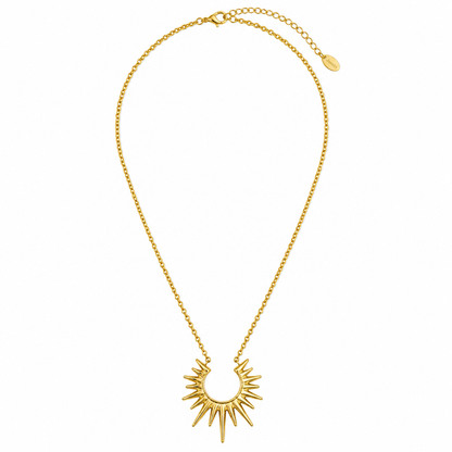 Rhianne | Gold Plated Helia Radiant Necklace