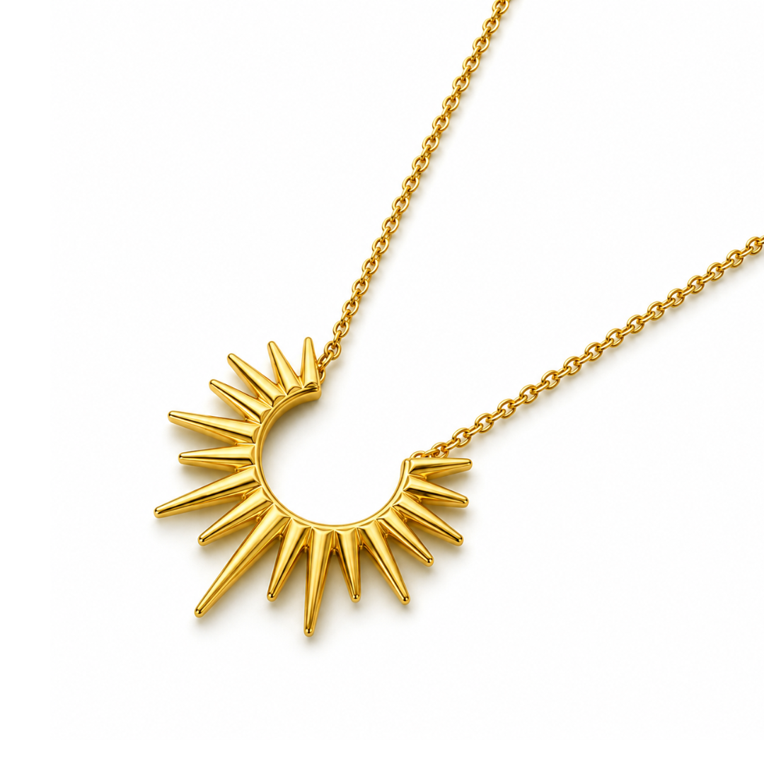 Rhianne | Gold Plated Helia Radiant Necklace