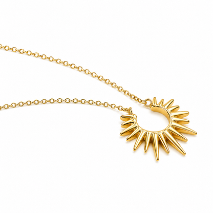Rhianne | Gold Plated Helia Radiant Necklace