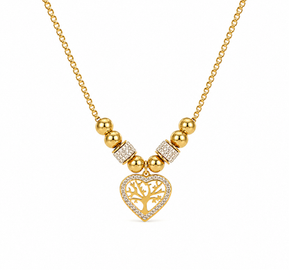 Lorraine | Gold Plated Tree of Life Necklace