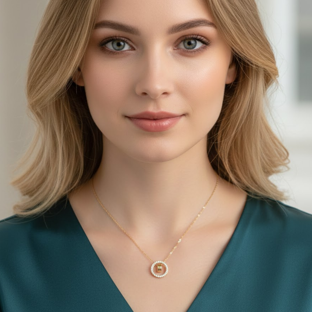 Aretusa | Gold Plated Double Interlocking Circles