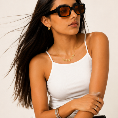 Lilliana | Gold-Plated Fiorella Necklace