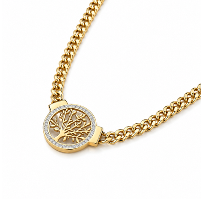 Celia | Gold Plated Eternal Arbor (Tree of Life) Necklace