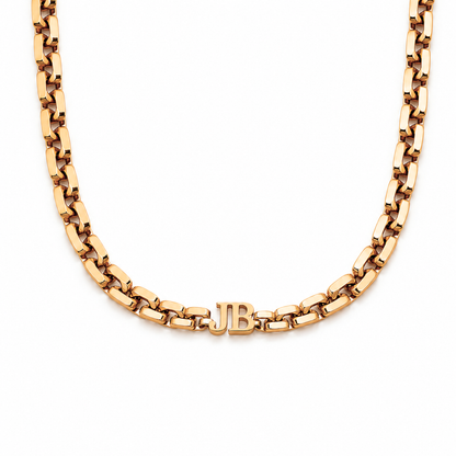 Venus | Gold Plated Initial Choker Necklace
