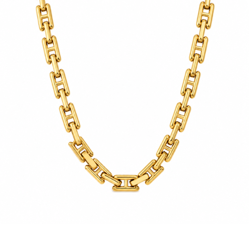 Beatrice | Gold Plated Cuban Choker Necklace