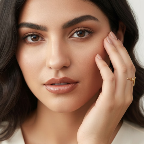 Melissa | Gold & Silver-Plated T-Bar and Ball Resizable Ring