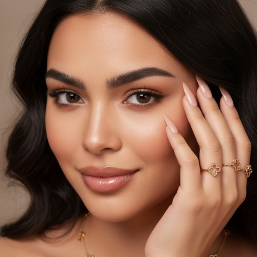 Jimena | Gold Plated Four-Leaf Clover Ring