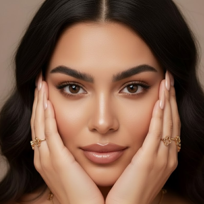 Jimena | Gold Plated Four-Leaf Clover Ring