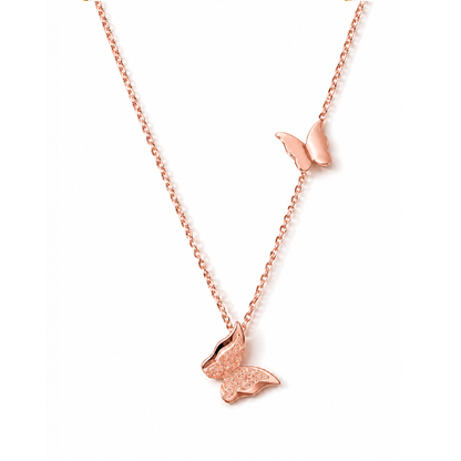 Sasha | Gold Plated Butterfly Charm Necklace