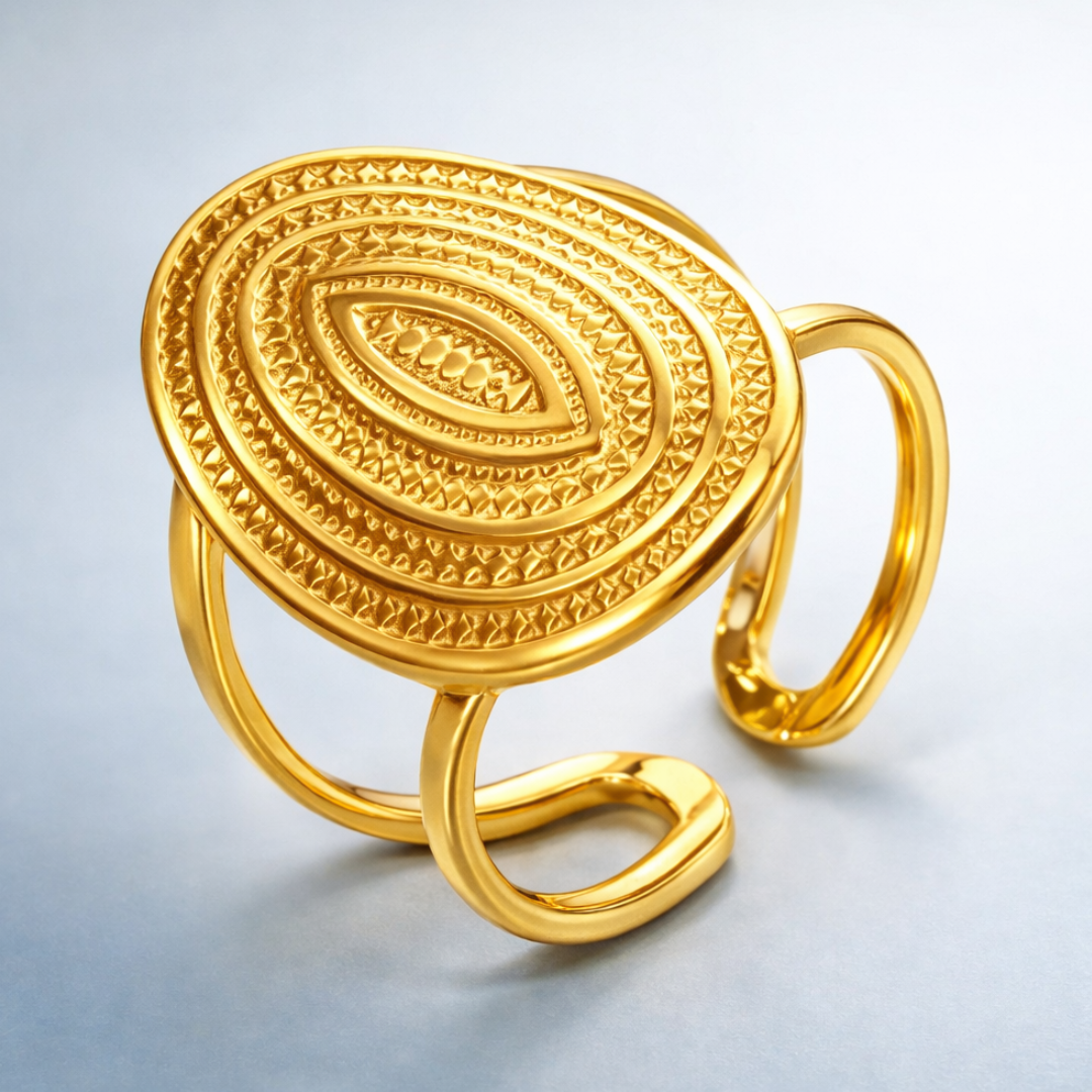 Penelope | Gold Plated Bohemian Resizable Ring