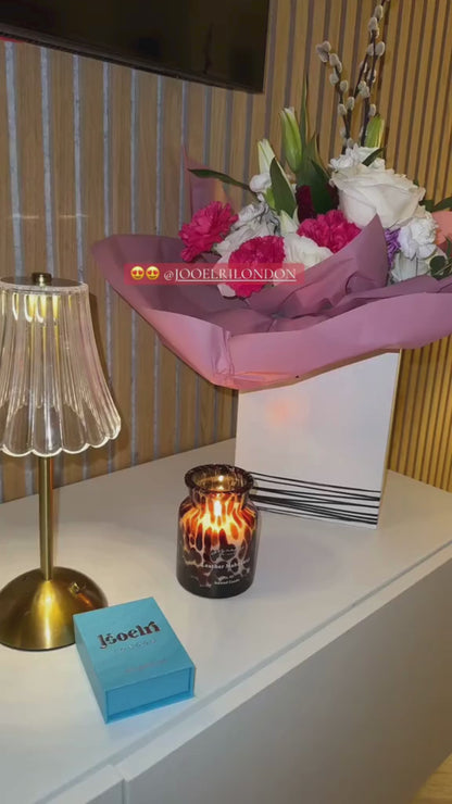 Avril Personalised Red Clover Name Necklace